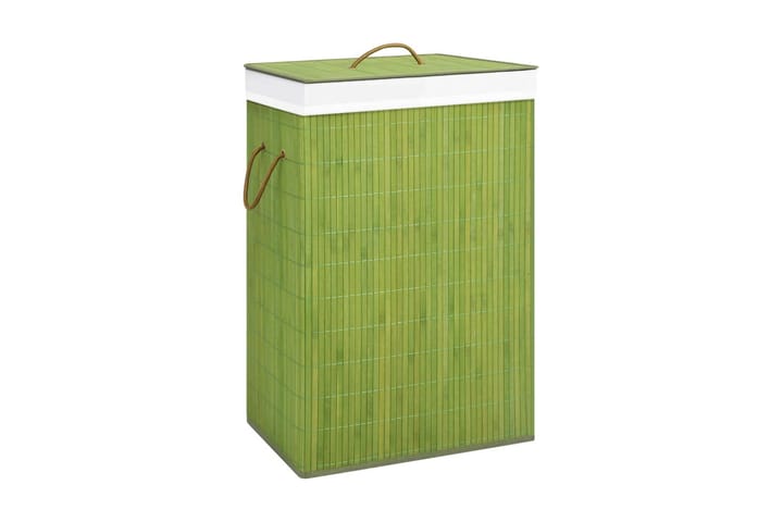 Bambu pyykkikori vihreä - Pyykkikori
 - Kylpyhuonetarvikkeet - Pyykkisäilytys