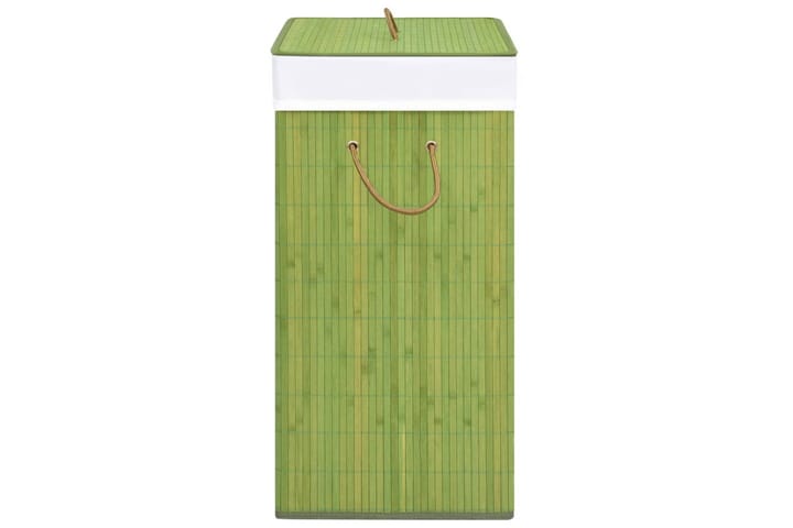 Bambu pyykkikori vihreä 100 l - Kylpyhuonetarvikkeet - Pyykkisäilytys - Pyykkikori