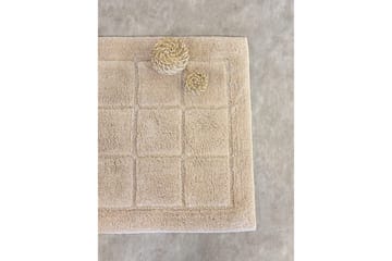 Kylpyhuonematto Neliö - 50x80 cm, Luonto - Kodintekstiilit & matot - Matto - Pienet matot
