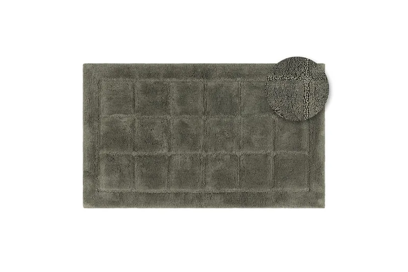 Kylpyhuonematto Neliö - 50x80 cm, Smaragdinvihreä - Talo & remontointi - Keittiö & kylpyhuone - Kylpyhuone - Kylpyhuonetarvikkeet