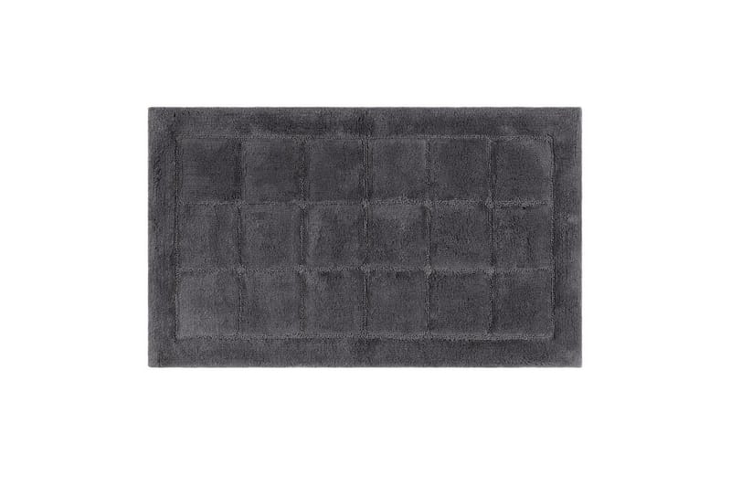 Kylpyhuonematto Neliö - 70x120 cm, Harmaa - Talo & remontointi - Keittiö & kylpyhuone - Kylpyhuone - Kylpyhuonetarvikkeet
