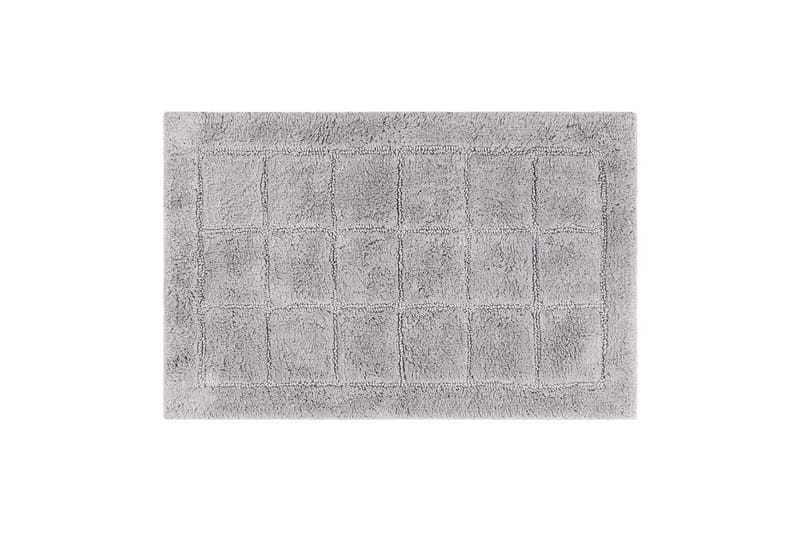 Kylpyhuonematto Neliö - 70x120 cm, Hopea - Talo & remontointi - Keittiö & kylpyhuone - Kylpyhuone - Kylpyhuonetarvikkeet