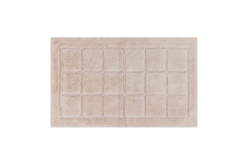 Kylpyhuonematto Neliö - 70x120 cm, Luonto - Kodintekstiilit & matot - Kylpyhuonetekstiilit - Kylpyhuoneen matto