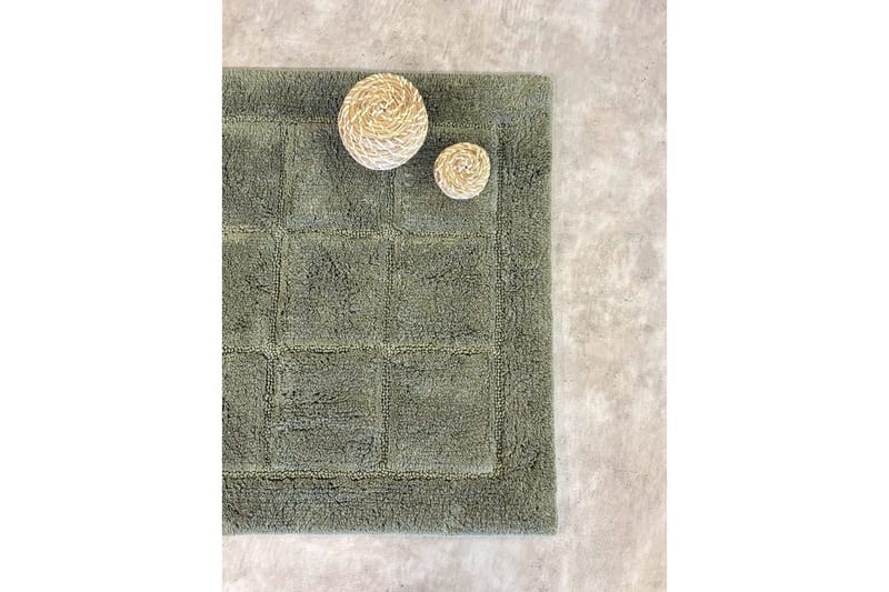 Kylpyhuonematto Neliö - 70x120 cm, Smaragdinvihreä - Talo & remontointi - Keittiö & kylpyhuone - Kylpyhuone - Kylpyhuonetarvikkeet