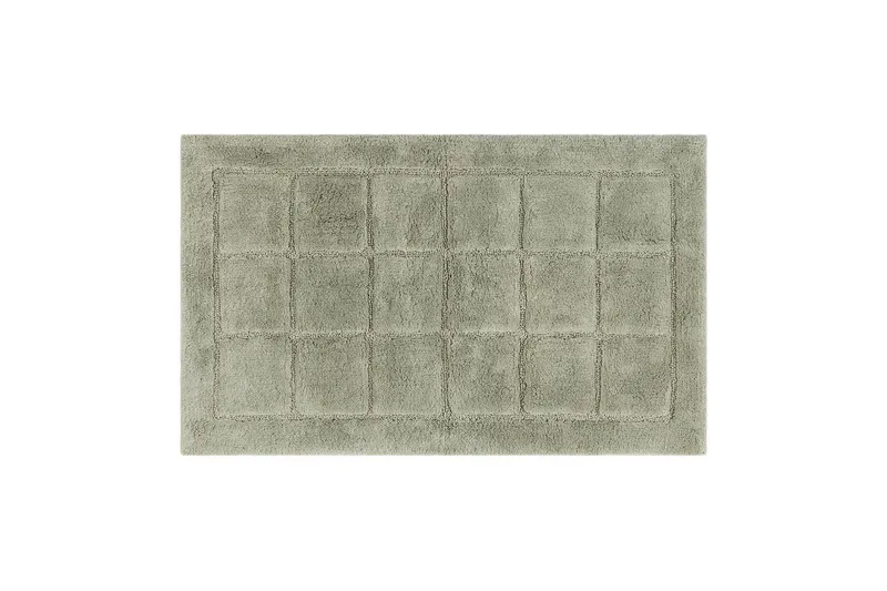Kylpyhuonematto Neliö - 70x120 cm, Vaaleanvihreä - Kodintekstiilit & matot - Kylpyhuonetekstiilit - Kylpyhuoneen matto