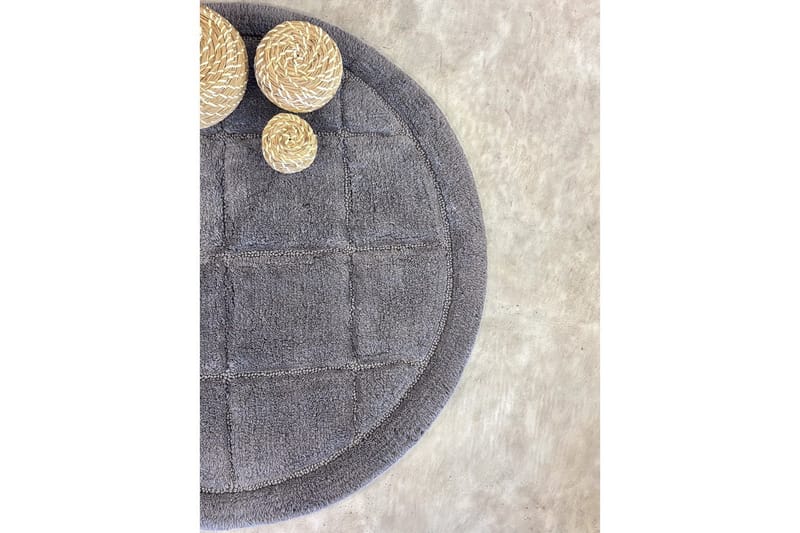Kylpyhuonematto Neliö - 80x80 cm, Harmaa - Talo & remontointi - Keittiö & kylpyhuone - Kylpyhuone - Kylpyhuonetarvikkeet
