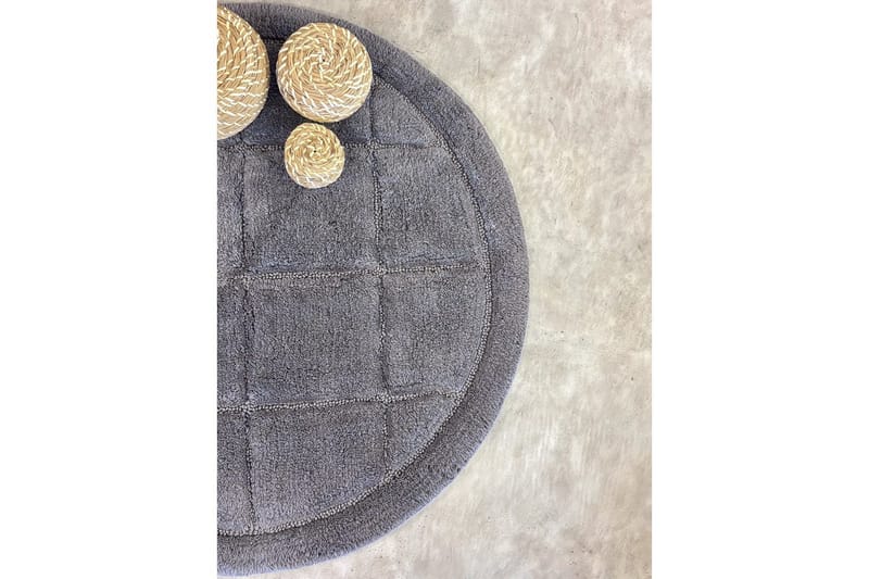 Kylpyhuonematto Neliö - 80x80 cm, Harmaa - Kodintekstiilit & matot - Kylpyhuonetekstiilit - Kylpyhuoneen matto