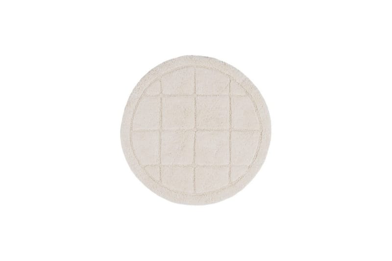 Kylpyhuonematto Neliö - 80x80 cm, Kreemi - Kodintekstiilit & matot - Kylpyhuonetekstiilit - Kylpyhuoneen matto