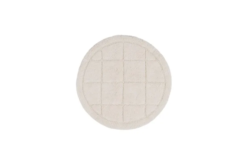 Kylpyhuonematto Neliö - 80x80 cm, Kreemi - Kodintekstiilit & matot - Kylpyhuonetekstiilit - Kylpyhuoneen matto