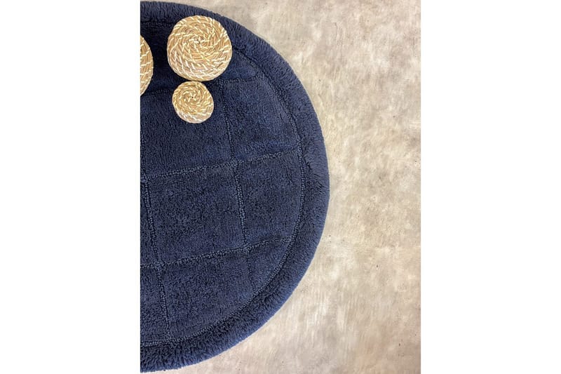 Kylpyhuonematto Neliö - 80x80 cm, Laivastonsininen - Kodintekstiilit & matot - Kylpyhuonetekstiilit - Kylpyhuoneen matto