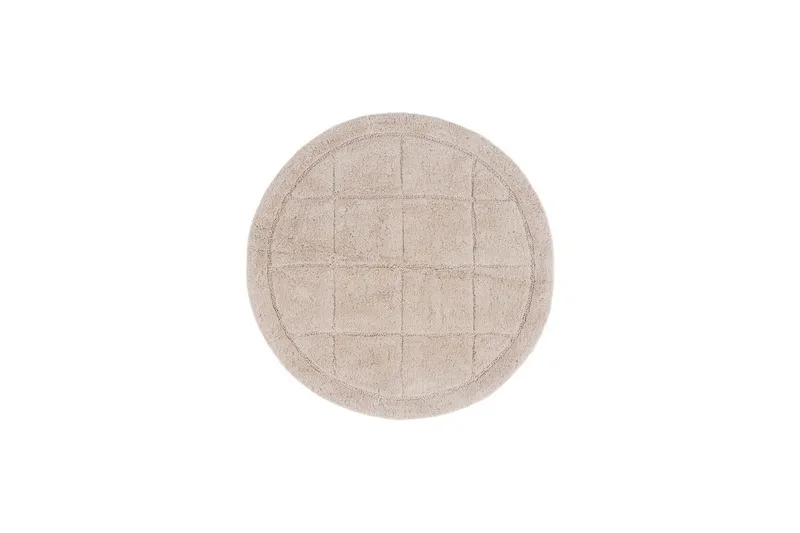 Kylpyhuonematto Neliö - 80x80 cm, Luonto - Kodintekstiilit & matot - Kylpyhuonetekstiilit - Kylpyhuoneen matto