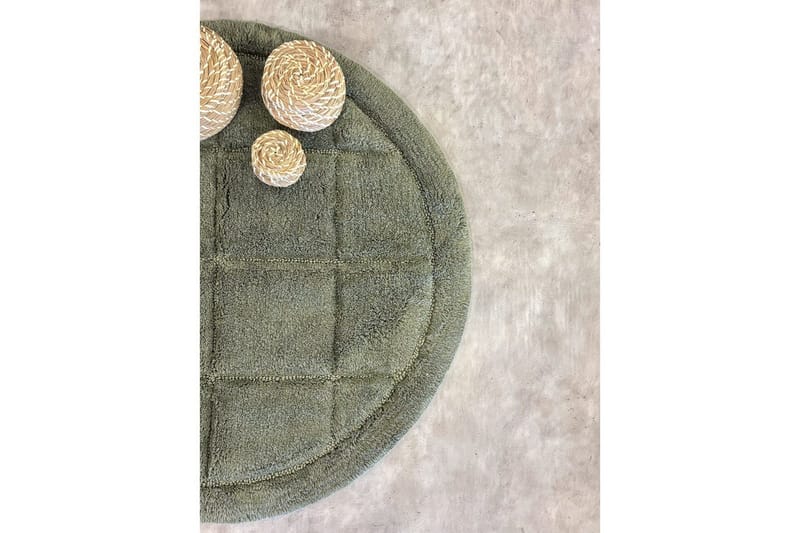 Kylpyhuonematto Neliö - 80x80 cm, Smaragdinvihreä - Kodintekstiilit & matot - Kylpyhuonetekstiilit - Kylpyhuoneen matto