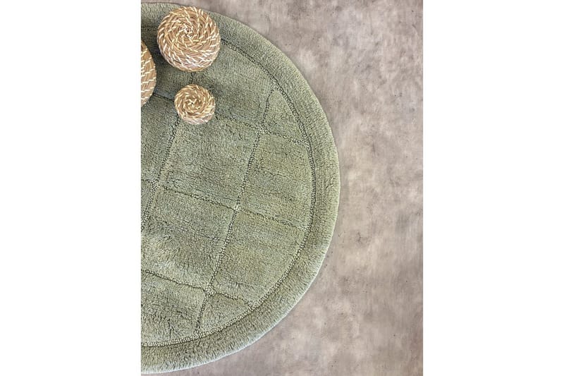 Kylpyhuonematto Neliö - 80x80 cm, Vaaleanvihreä - Kodintekstiilit & matot - Kylpyhuonetekstiilit - Kylpyhuoneen matto