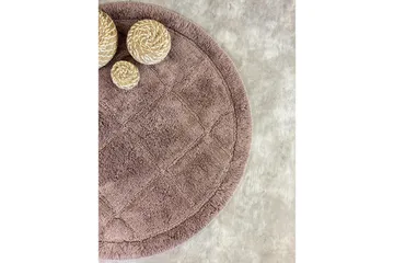 Kylpyhuonematto Neliö - 80x80 cm, Pölyinen Vaaleanpunainen - Kodintekstiilit & matot - Kylpyhuonetekstiilit - Kylpyhuoneen matto