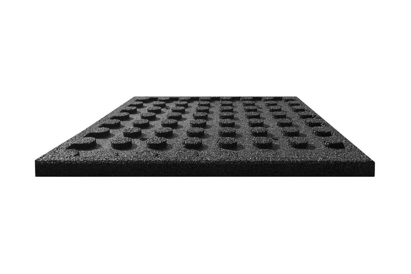 Kaatumissuojalevyt 18 kpl kumi 50x50x3 cm musta - Musta - Talo & remontointi - Keittiö & kylpyhuone - Kylpyhuone - Kylpyhuonetarvikkeet - Liukuestematot
