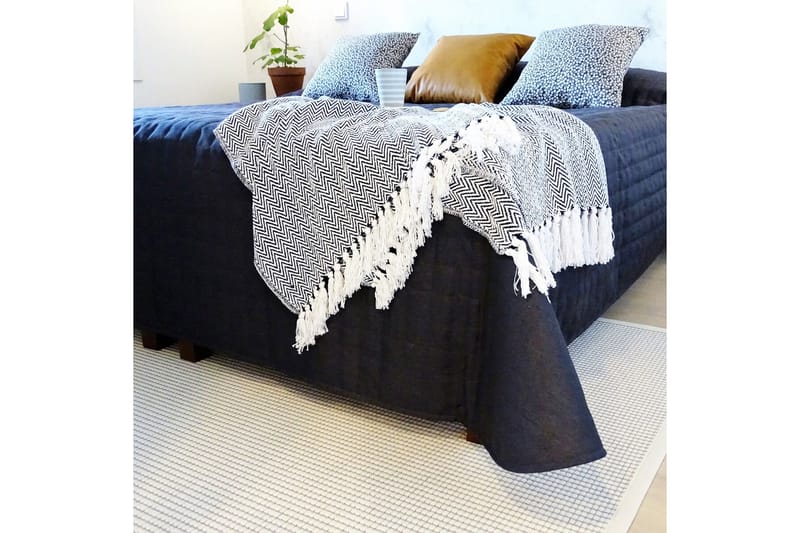 Matto Lyyra 80x300 cm Valkoinen - VM Carpet - Talo & remontointi - Keittiö & kylpyhuone - Kylpyhuone - Kylpyhuonetarvikkeet - Liukuestematot