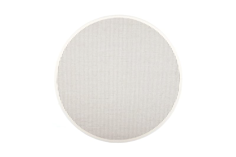 Matto Lyyra Pyöreä 133 cm Valkoinen - VM Carpet - Talo & remontointi - Keittiö & kylpyhuone - Kylpyhuone - Kylpyhuonetarvikkeet - Liukuestematot