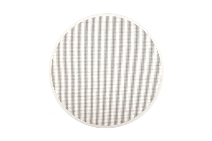 Matto Lyyra Pyöreä 133 cm Valkoinen - VM Carpet - Liukuestematot - Lattiasuoja