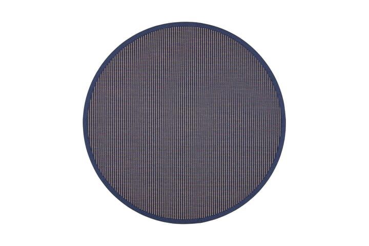Matto Lyyra Pyöreä 200 cm Sininen - VM Carpet - Pyöreät matot - Tasokudotut matot
