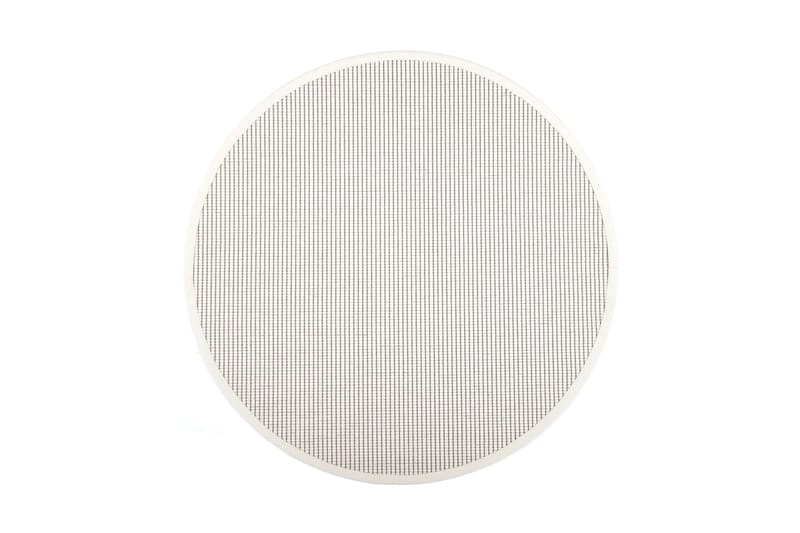 Matto Lyyra Pyöreä 160 cm Valkoinen - VM Carpet - Talo & remontointi - Keittiö & kylpyhuone - Kylpyhuone - Kylpyhuonetarvikkeet - Liukuestematot