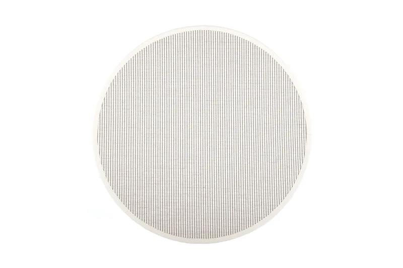 Matto Lyyra Pyöreä 200 cm Valkoinen - VM Carpet - Talo & remontointi - Keittiö & kylpyhuone - Kylpyhuone - Kylpyhuonetarvikkeet - Liukuestematot