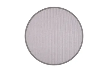 Matto Lyyra Pyöreä 160 cm Vaaleanharmaa