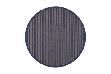 Matto Lyyra Pyöreä 160 cm Sininen