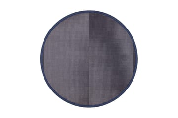 Matto Lyyra Pyöreä 200 cm Sininen