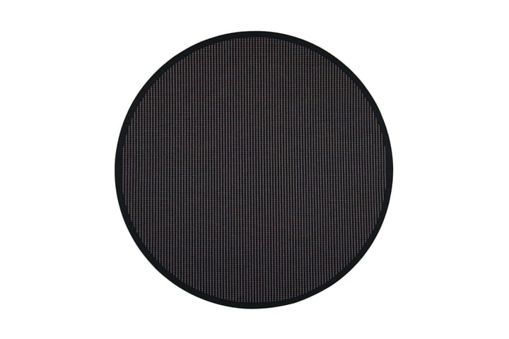 Matto Lyyra Pyöreä 133 cm Musta - VM Carpet - Liukuestematot - Lattiasuoja
