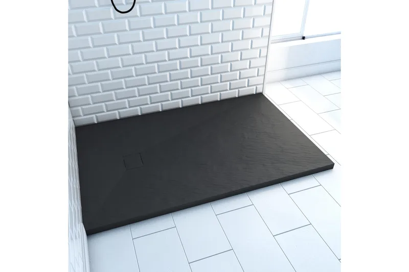 Suihkuallas Långbyn 90x140 cm - Antrasiitti - Talo & remontointi - Keittiö & kylpyhuone - Kylpyhuone - Kylpyhuonetarvikkeet - Muuta
