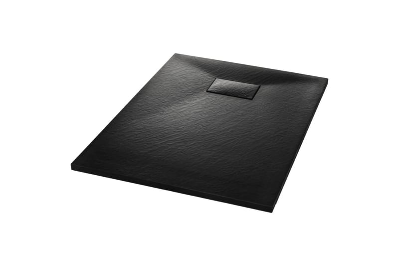 Suihkualusta 100x70 cm SMC musta - Musta - Talo & remontointi - Keittiö & kylpyhuone - Kylpyhuone - Kylpyhuonetarvikkeet - Muuta