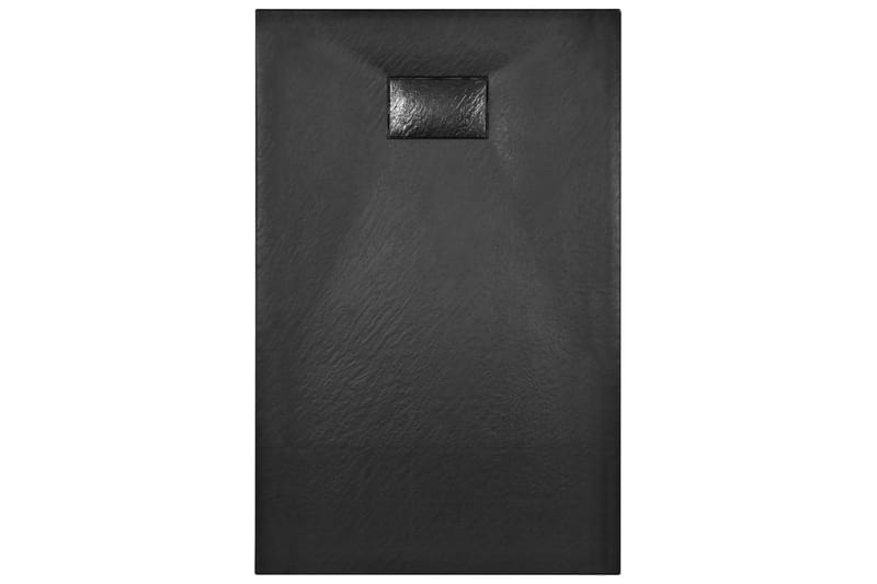 Suihkualusta 100x80 cm SMC musta - Musta - Talo & remontointi - Keittiö & kylpyhuone - Kylpyhuone - Kylpyhuonetarvikkeet - Muuta