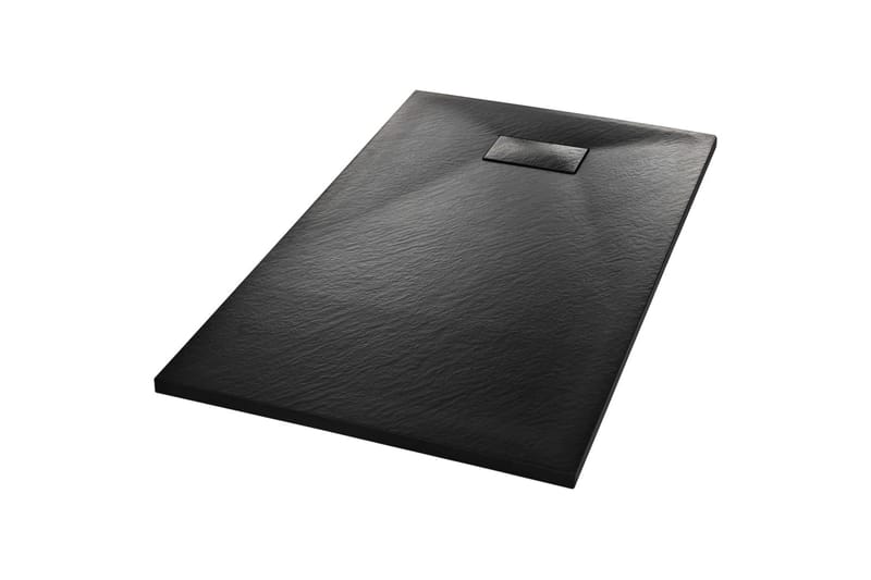 Suihkualusta 120x70 cm SMC musta - Musta - Talo & remontointi - Keittiö & kylpyhuone - Kylpyhuone - Kylpyhuonetarvikkeet - Muuta