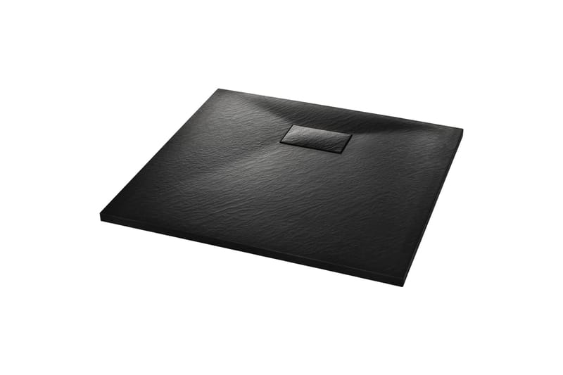 Suihkualusta 90x80 cm SMC musta - Musta - Talo & remontointi - Keittiö & kylpyhuone - Kylpyhuone - Kylpyhuonetarvikkeet - Muuta