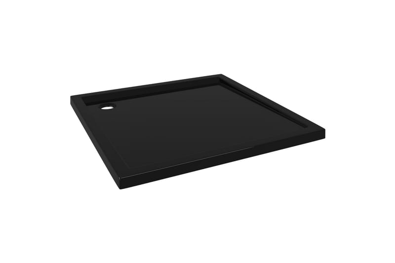 Suihkualusta neliö ABS musta 80x80 cm - Musta - Talo & remontointi - Keittiö & kylpyhuone - Kylpyhuone - Kylpyhuonetarvikkeet - Muuta