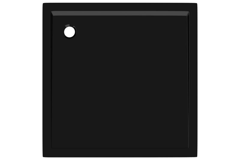 Suihkualusta neliö ABS musta 80x80 cm - Musta - Talo & remontointi - Keittiö & kylpyhuone - Kylpyhuone - Kylpyhuonetarvikkeet - Muuta