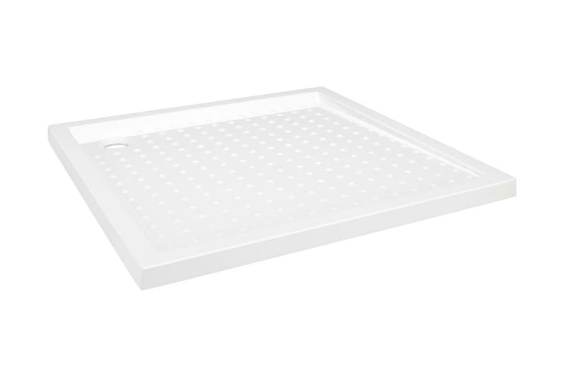 Suihkualusta nystyröillä valkoinen 80x80x4 cm ABS - Talo & remontointi - Keittiö & kylpyhuone - Kylpyhuone - Kylpyhuonetarvikkeet - Muuta