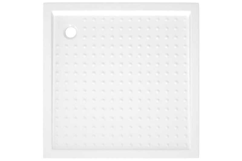 Suihkualusta nystyröillä valkoinen 80x80x4 cm ABS - Talo & remontointi - Keittiö & kylpyhuone - Kylpyhuone - Kylpyhuonetarvikkeet - Muuta