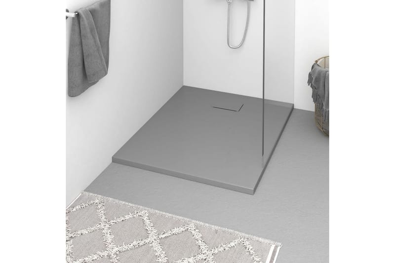 Suihkualusta SMC harmaa 100x80 cm - Talo & remontointi - Keittiö & kylpyhuone - Kylpyhuone - Kylpyhuonetarvikkeet - Muuta