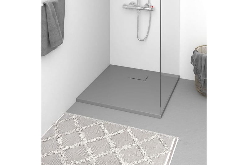 Suihkualusta SMC harmaa 80x80 cm - Talo & remontointi - Keittiö & kylpyhuone - Kylpyhuone - Kylpyhuonetarvikkeet - Muuta