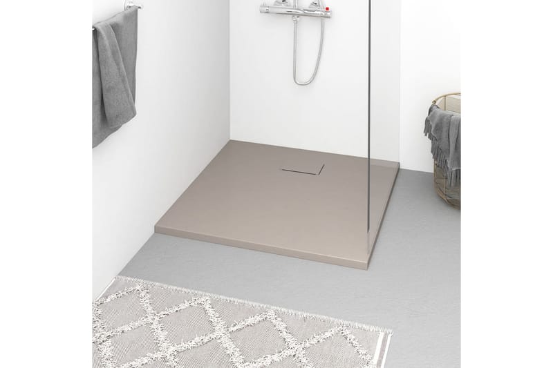 Suihkualusta SMC ruskea 90x80 cm - Talo & remontointi - Keittiö & kylpyhuone - Kylpyhuone - Kylpyhuonetarvikkeet - Muuta