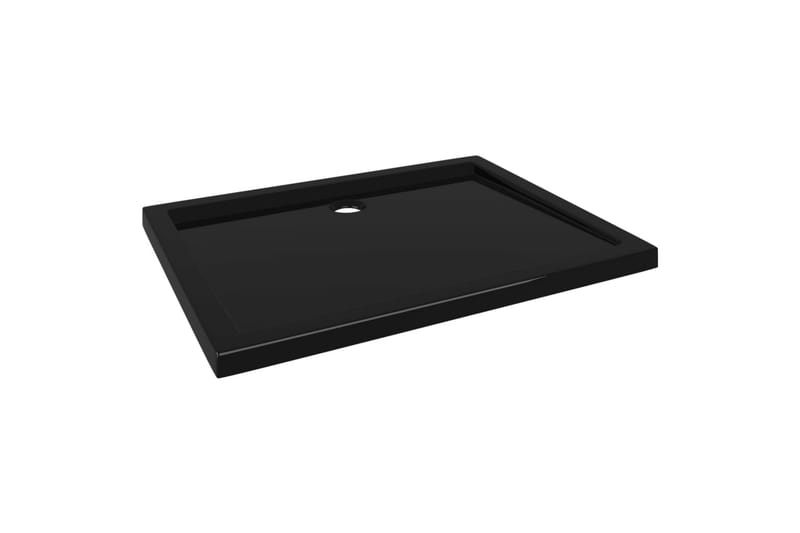 Suihkualusta suorakaide ABS musta 80x100 cm - Musta - Talo & remontointi - Keittiö & kylpyhuone - Kylpyhuone - Kylpyhuonetarvikkeet - Muuta
