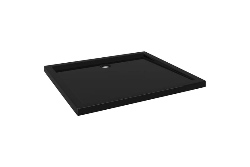 Suihkualusta suorakaide ABS musta 80x90 cm - Musta - Talo & remontointi - Keittiö & kylpyhuone - Kylpyhuone - Kylpyhuonetarvikkeet - Muuta