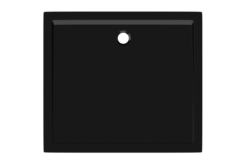 Suihkualusta suorakaide ABS musta 80x90 cm - Musta - Talo & remontointi - Keittiö & kylpyhuone - Kylpyhuone - Kylpyhuonetarvikkeet - Muuta