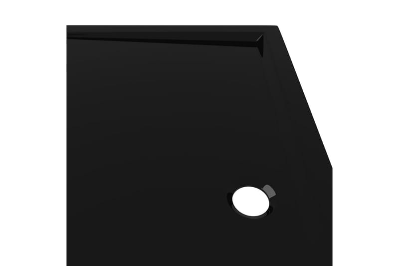 Suihkualusta suorakaide ABS musta 80x90 cm - Musta - Talo & remontointi - Keittiö & kylpyhuone - Kylpyhuone - Kylpyhuonetarvikkeet - Muuta