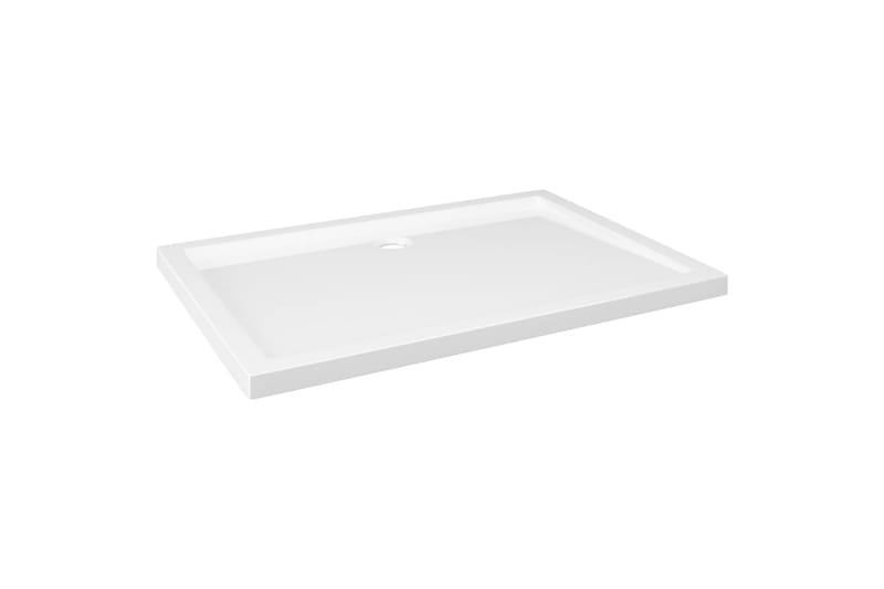 Suihkualusta suorakaide ABS valkoinen 70x100 cm - Valkoinen - Talo & remontointi - Keittiö & kylpyhuone - Kylpyhuone - Kylpyhuonetarvikkeet - Muuta