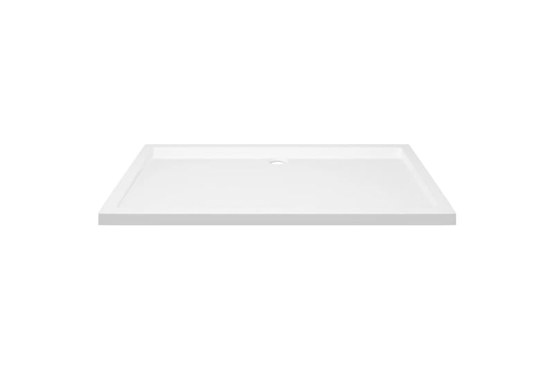Suihkualusta suorakaide ABS valkoinen 70x120 cm - Valkoinen - Talo & remontointi - Keittiö & kylpyhuone - Kylpyhuone - Kylpyhuonetarvikkeet - Muuta