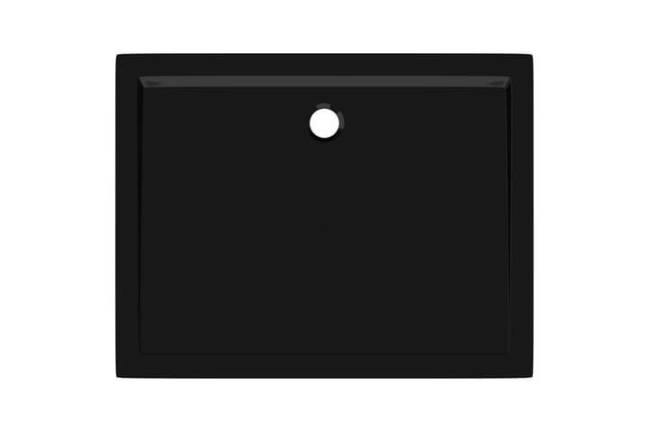 Suihkualusta suorakaide musta ABS 70x90 cm - Musta - Suihkuallas - Muuta