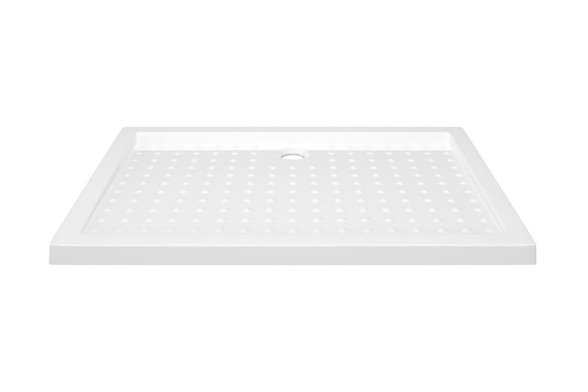 Suihkualusta valkoinen 70x100x4 cm ABS - Talo & remontointi - Keittiö & kylpyhuone - Kylpyhuone - Kylpyhuonetarvikkeet - Muuta