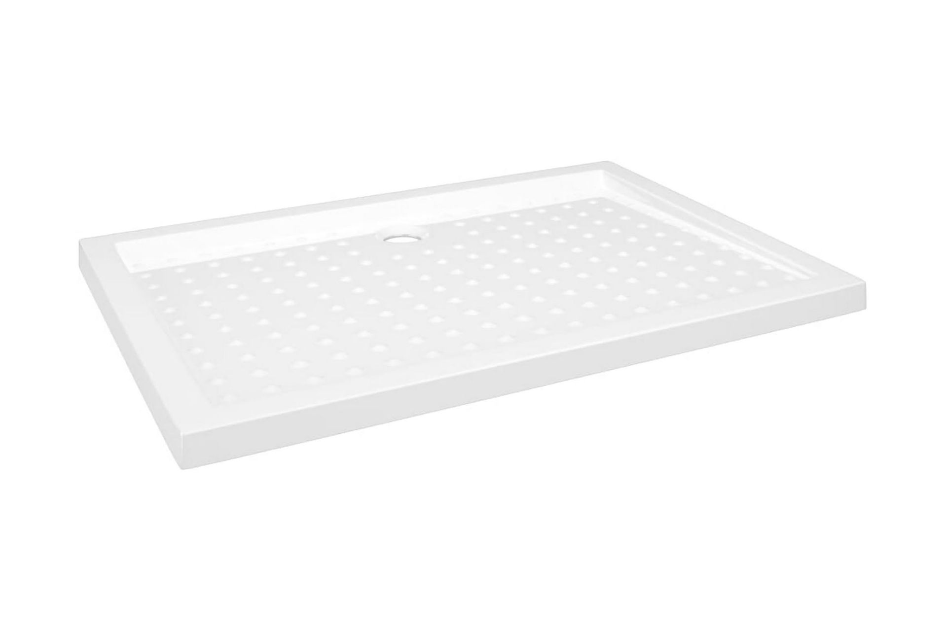Suihkualusta valkoinen 70x100x4 cm ABS - Talo & remontointi - Keittiö & kylpyhuone - Kylpyhuone - Kylpyhuonetarvikkeet - Muuta
